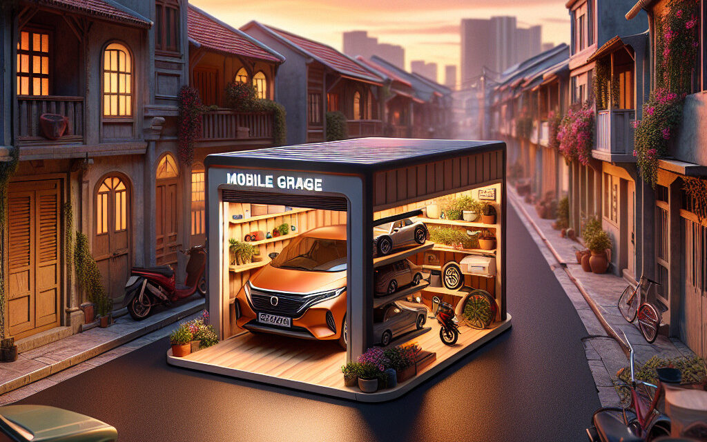 Mobil garázs 3x5: Kényelmes és biztonságos parkolási lehetőség otthon és munkahelyen